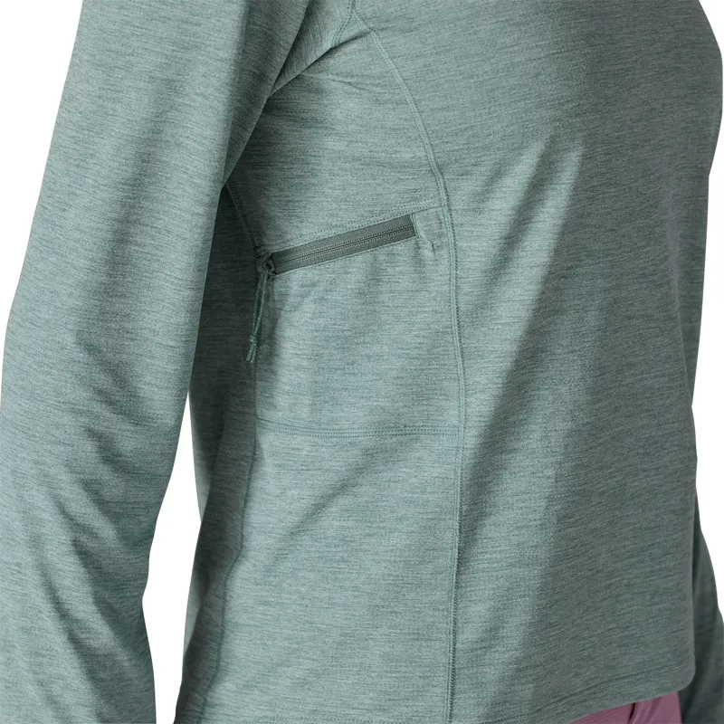 Patagonia Womens Cap Cool Sun Hoody - Nouveau Green-Blue Sage X Dye-8