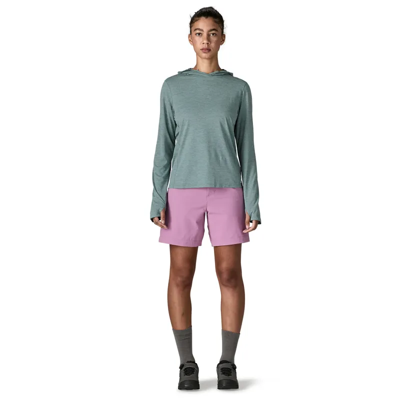 Patagonia Womens Cap Cool Sun Hoody - Nouveau Green-Blue Sage X Dye-5