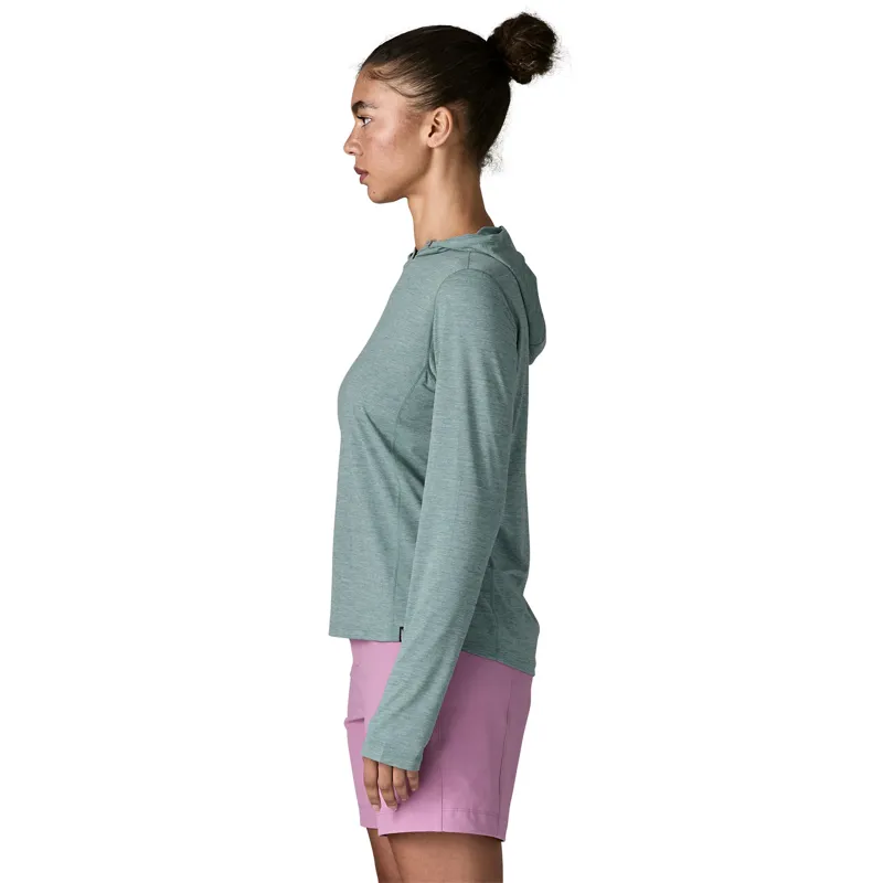 Patagonia Womens Cap Cool Sun Hoody - Nouveau Green-Blue Sage X Dye-3