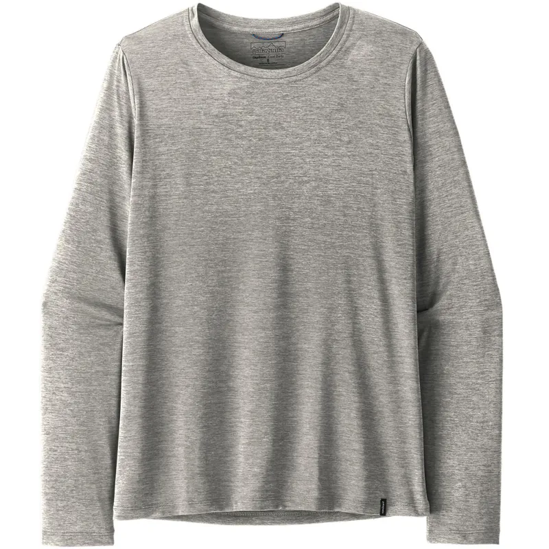 Patagonia Womens Long Sleeved Cap Cool Daily Shirt - Feather Grey