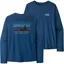 Patagonia Mens Long Sleeved Cap Cool Daily Shirt - 73 Skyline - Clement Blue-Light Clement Blue X Dye