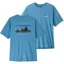 Patagonia Mens Cap Cool Daily Shirt - 73 Skyline - Shore Blue Light-Shore Blue X Dye