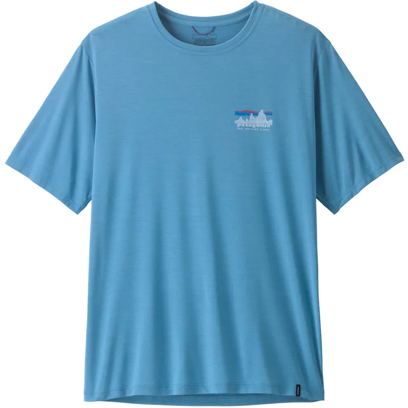 Patagonia Mens Cap Cool Daily Shirt - 73 Skyline - Shore Blue Light-Shore Blue X Dye-1