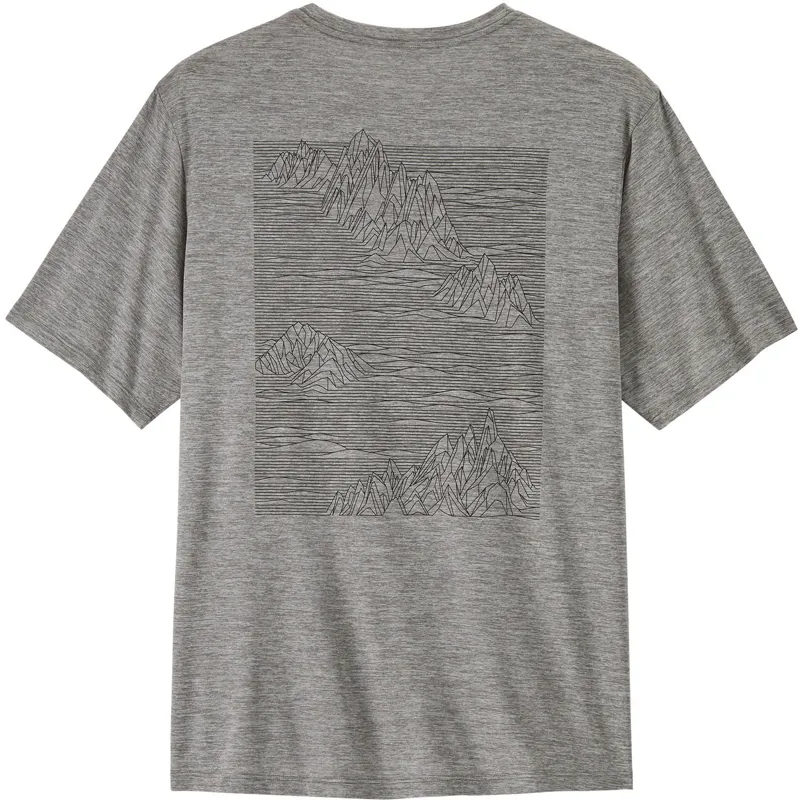 Patagonia Mens Cap Cool Daily Shirt - Strataspire - Feather Grey-2