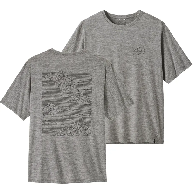 Patagonia Mens Cap Cool Daily Shirt - Strataspire - Feather Grey