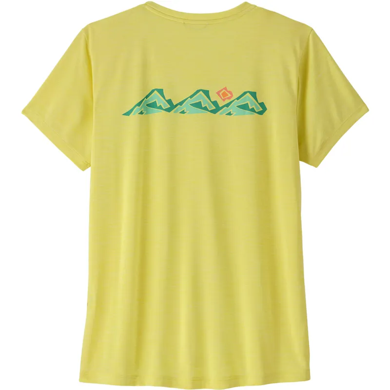Patagonia Womens Cap Cool Daily Shirt - Trailcheck - Lemon Zest-2