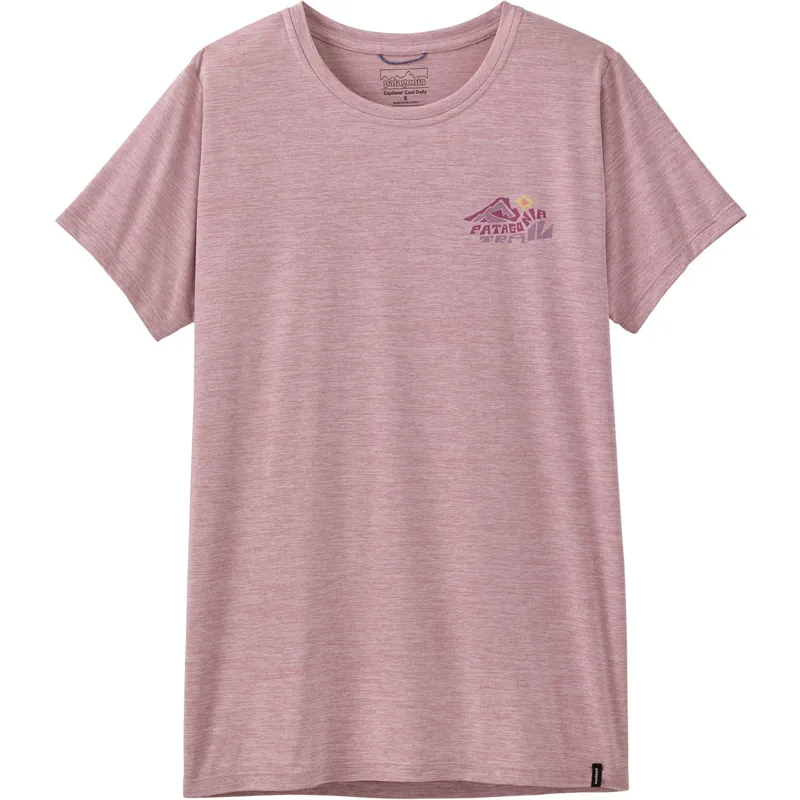 Patagonia Womens Cap Cool Daily Shirt - Trailcheck - Quiet Violet-1
