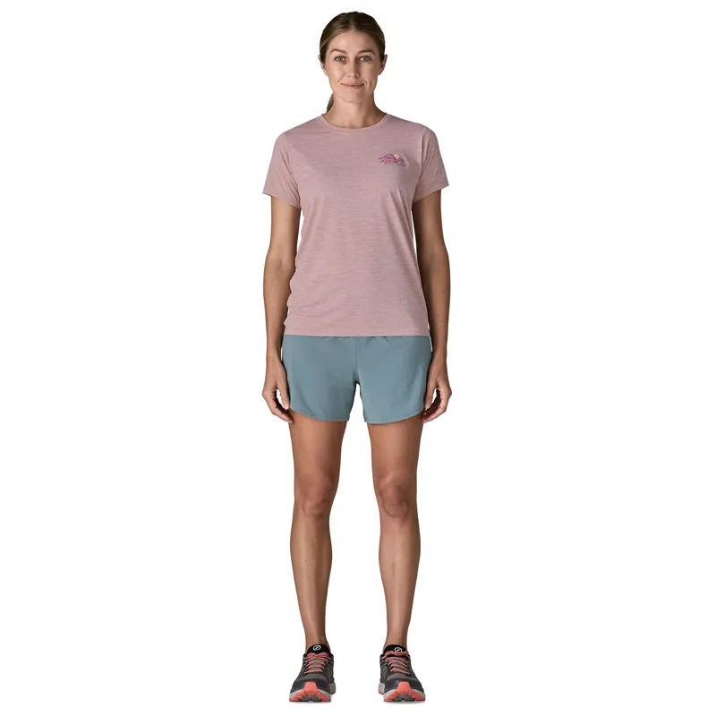 Patagonia Womens Cap Cool Daily Shirt - Trailcheck - Quiet Violet-5