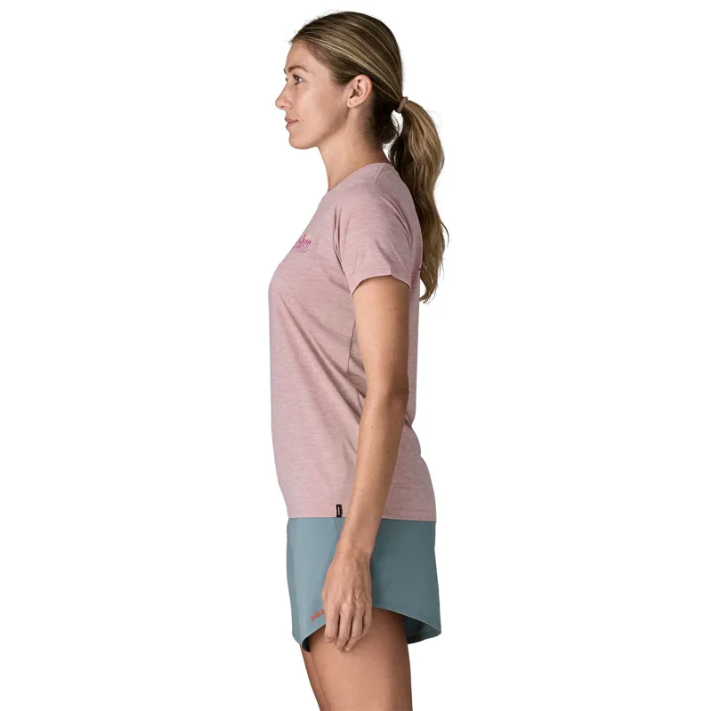 Patagonia Womens Cap Cool Daily Shirt - Trailcheck - Quiet Violet-6