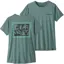 Patagonia Womens Cap Cool Daily Shirt - Mother Rays - Blue Sage Light-Blue Sage X Dye