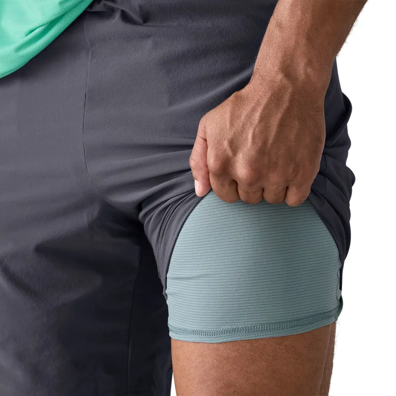 Patagonia Mens Multi Trails Shorts 8in - Smolder Blue-6