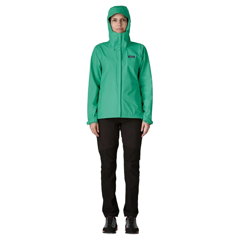 Patagonia Womens Torrentshell 3L Rain Jacket - Aqua Stone-4