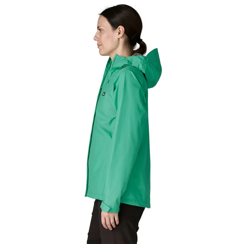 Patagonia Womens Torrentshell 3L Rain Jacket - Aqua Stone-2