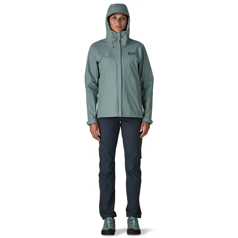 Patagonia Womens Torrentshell 3L Rain Jacket - Blue Sage-4