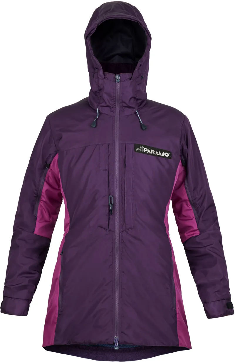 Paramo Womens Alta III Jacket - Elderberry-Foxglove Trim