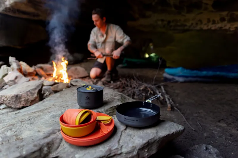 Sea To Summit Passage Dinnerware Set - 1P - 7 Piece - Aqua Sea-4