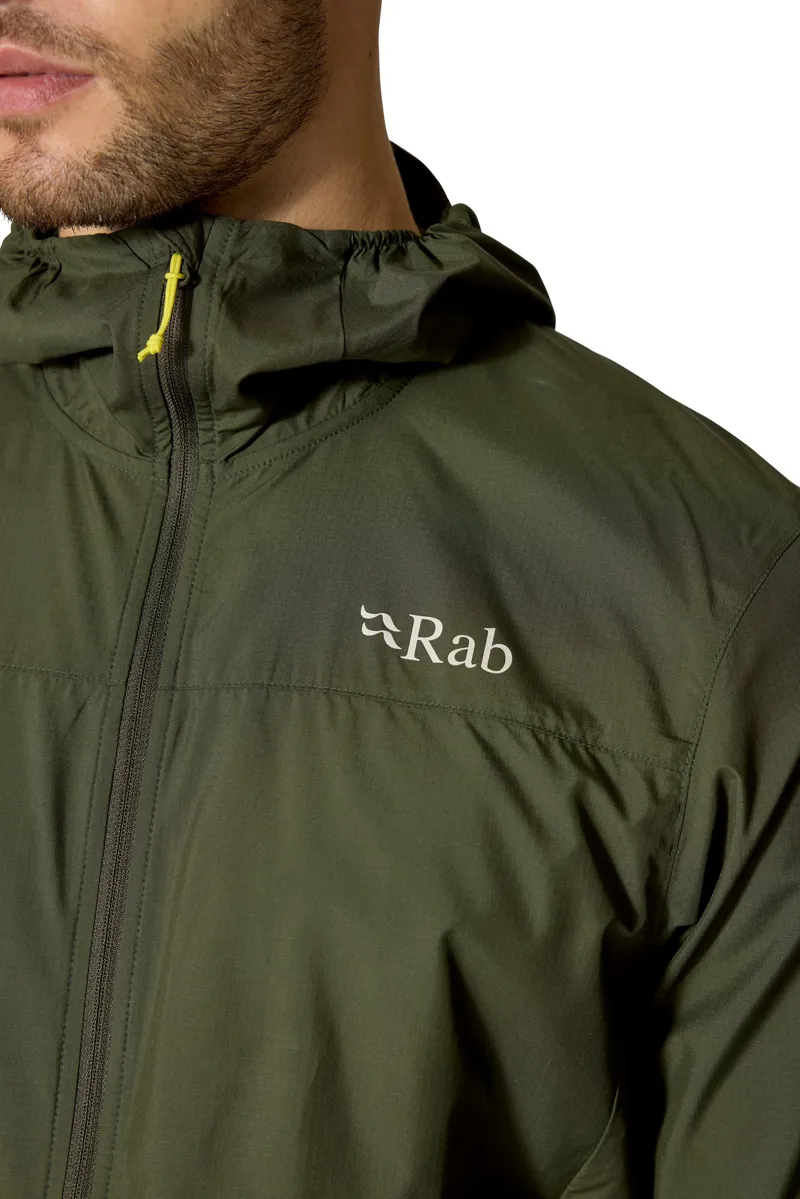 Rab Mens Windgather Hoody - Black-6