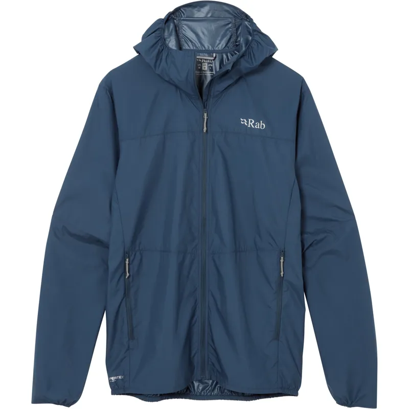 Rab Mens Windgather Hoody - Tempest Blue