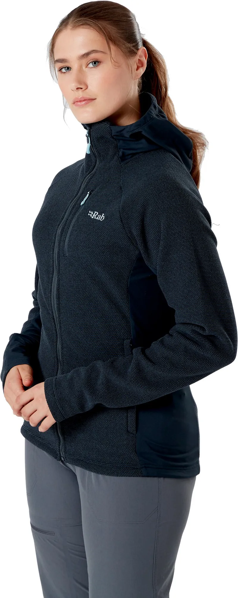 Rab Womens Capacitor Hoody - Beluga-5