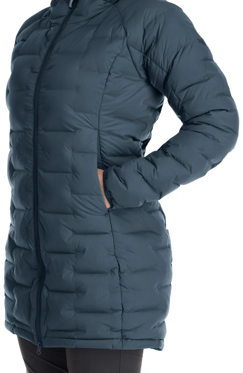 Rab Womens Cubit Stretch Down Parka - Orion Blue-3