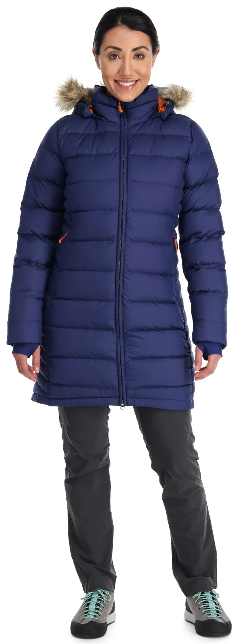 Rab Womens Deep Cover Parka - Patriot Blue-3