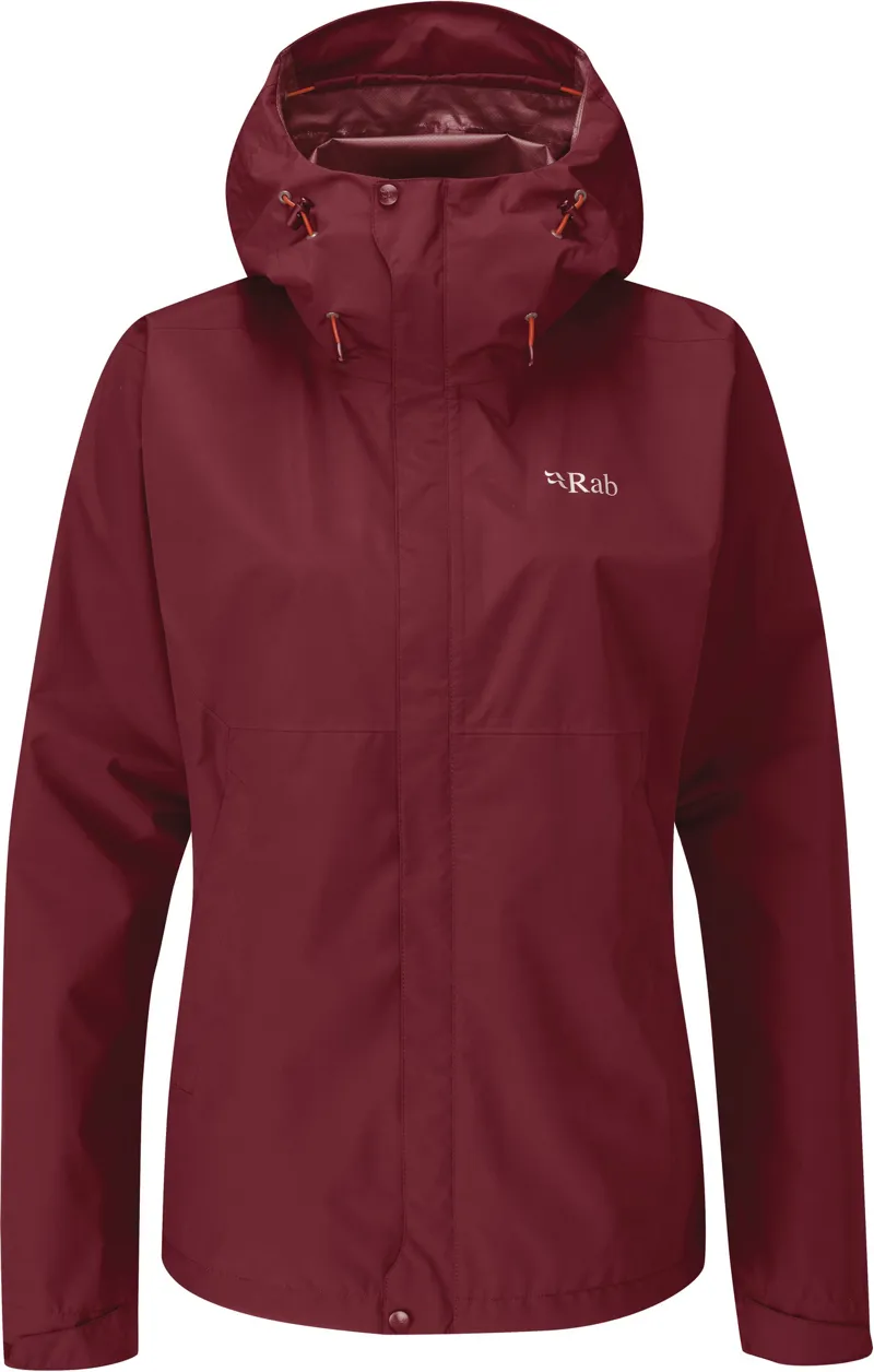 Rab Womens Downpour Eco Jacket - Deep Heather