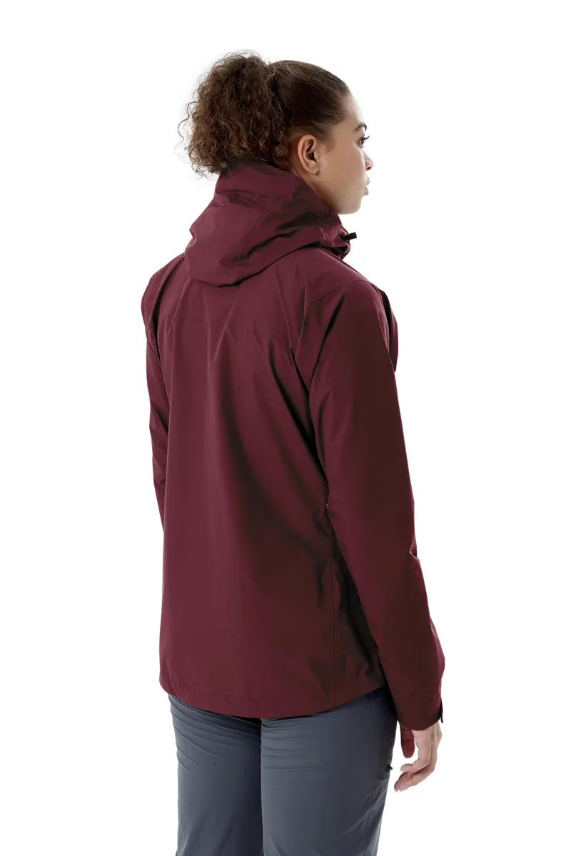 Rab Womens Downpour Eco Jacket - Deep Heather-2