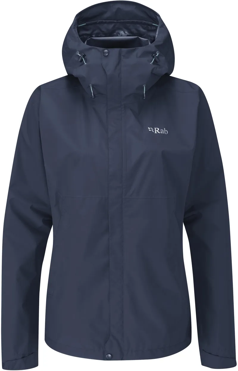 Rab Womens Downpour Eco Jacket - Deep Ink