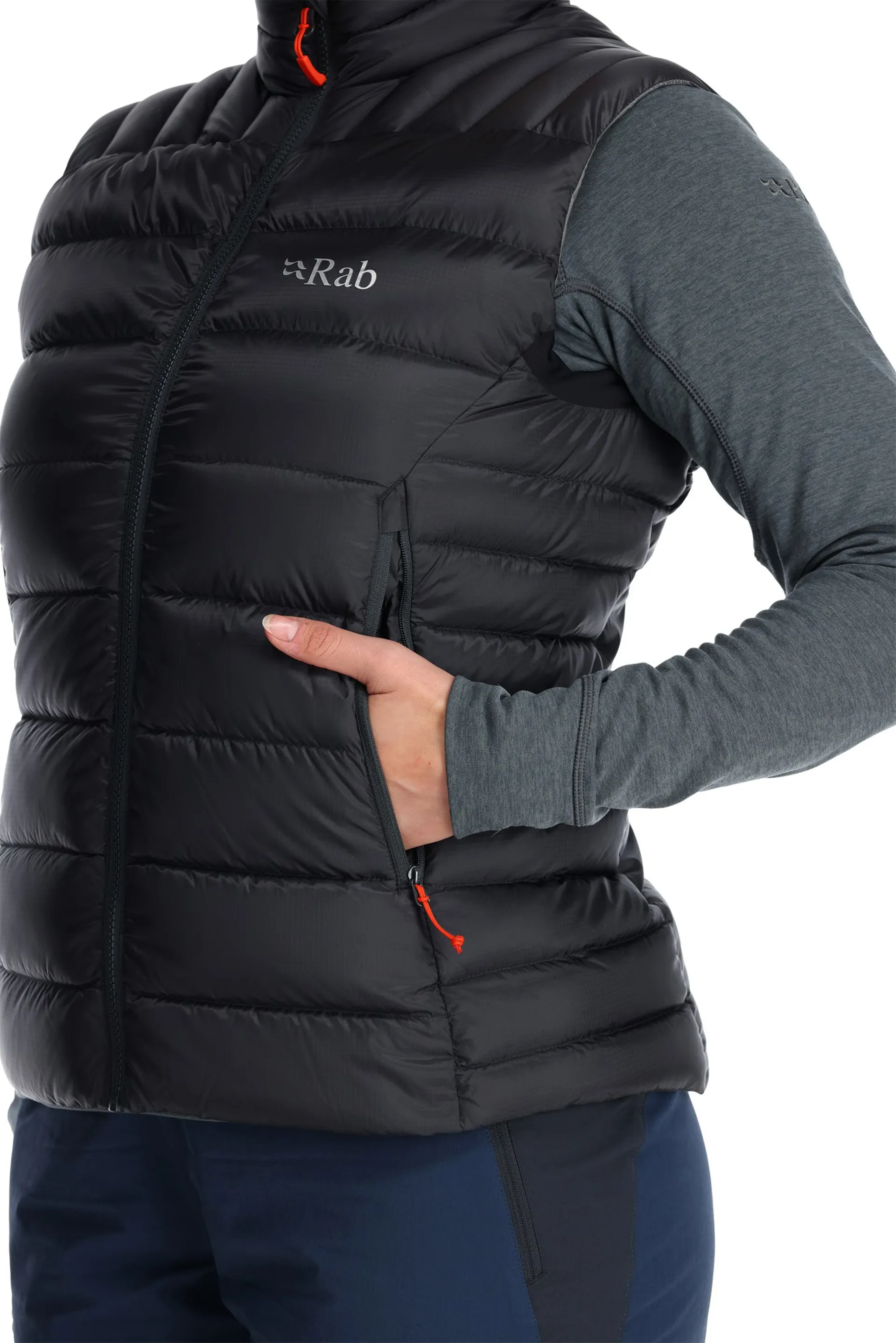 Gilet Rab Electron Pro Vest Rab Womens Electron Pro Vest Anthracite