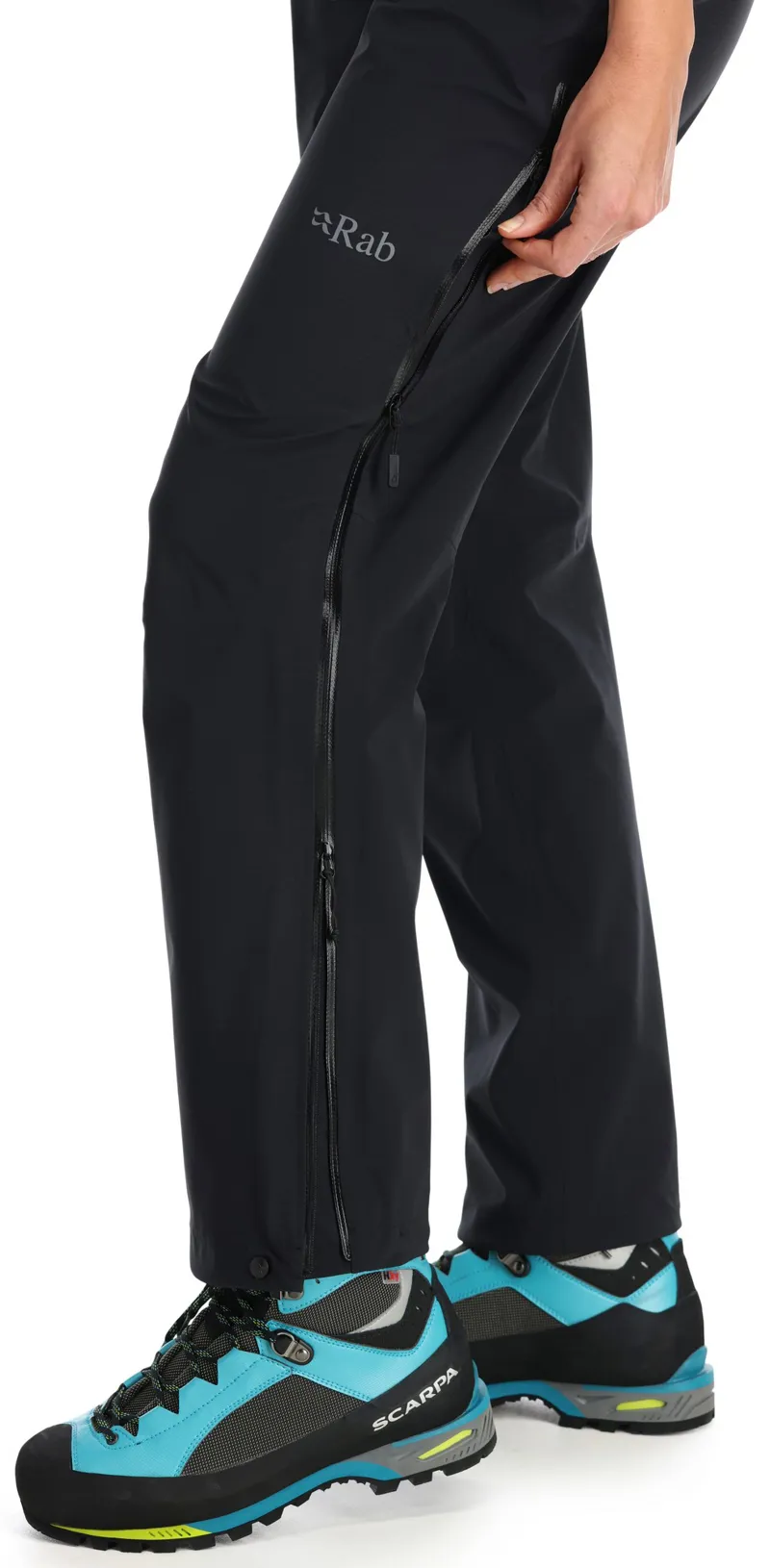 Rab Womens Firewall Overtrousers  - Black-6