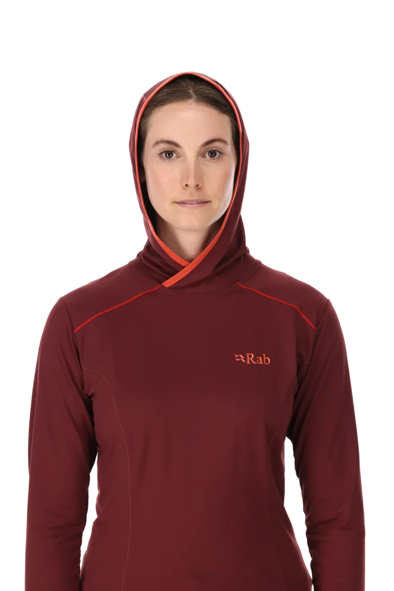 Rab Womens Force Hoody - Deep Heather-4