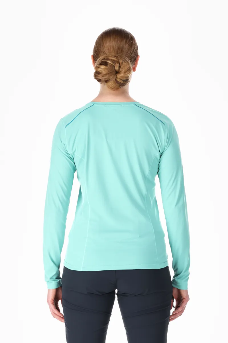 Rab Womens Force Long Sleeved Tee - Meltwater-2