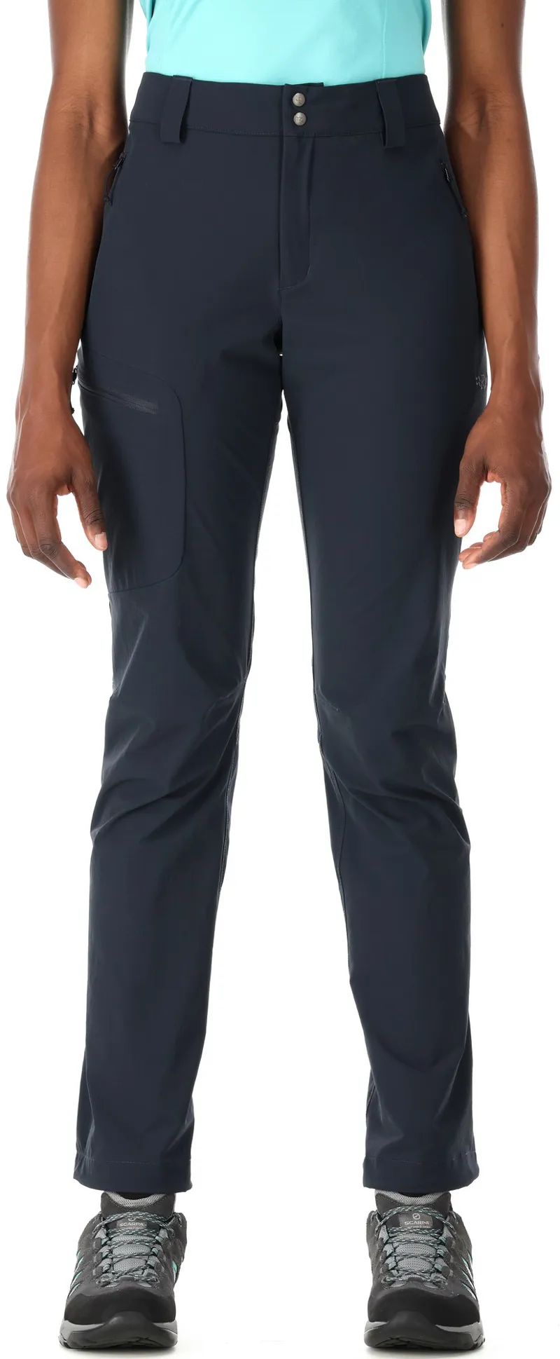 Rab Womens Incline Trousers - Short Leg - Beluga-2