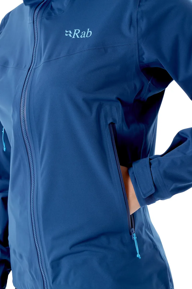 Rab Womens Kinetic 2.0 Jacket - Nightfall Blue-8