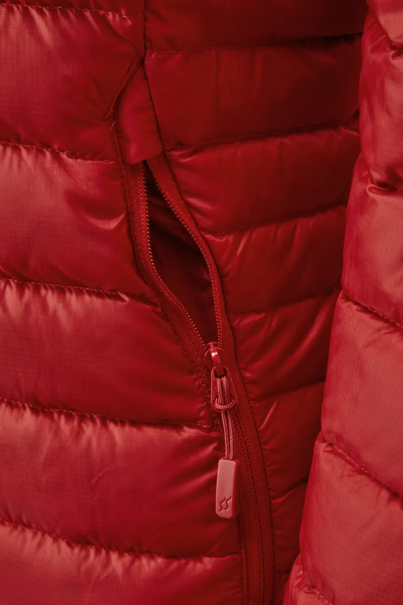 Rab Womens Microlight Alpine Jacket - Ascent Red-2