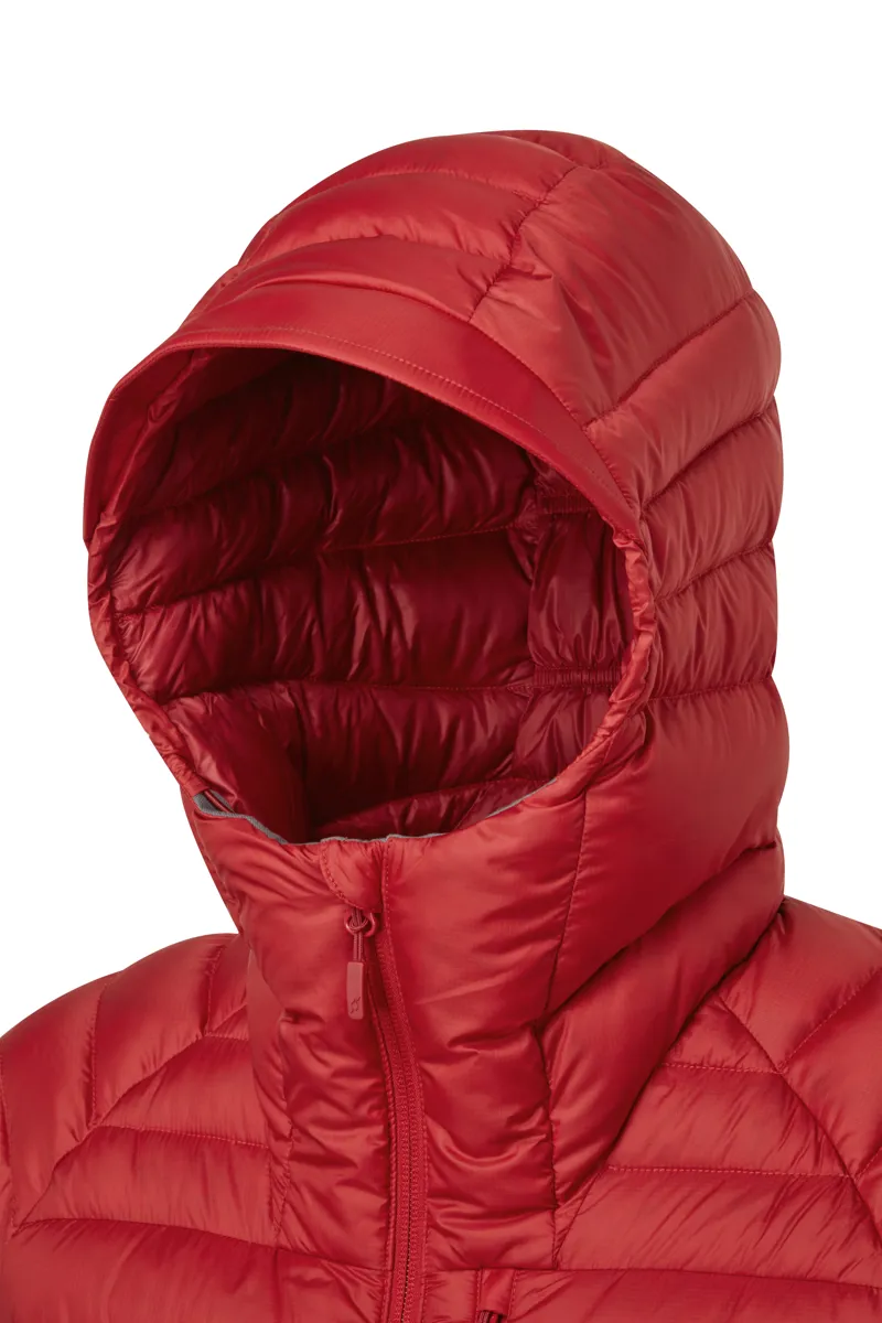 Rab Womens Microlight Alpine Jacket - Ascent Red-3