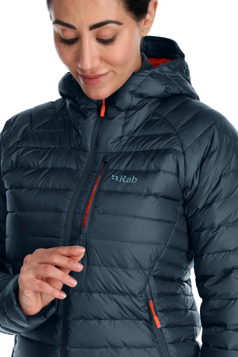 Rab Womens Microlight Alpine Long Jacket - Orion Blue-7