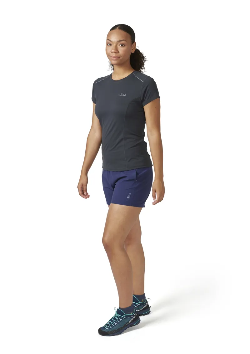 Rab Womens Momentum Shorts - Patriot Blue-3