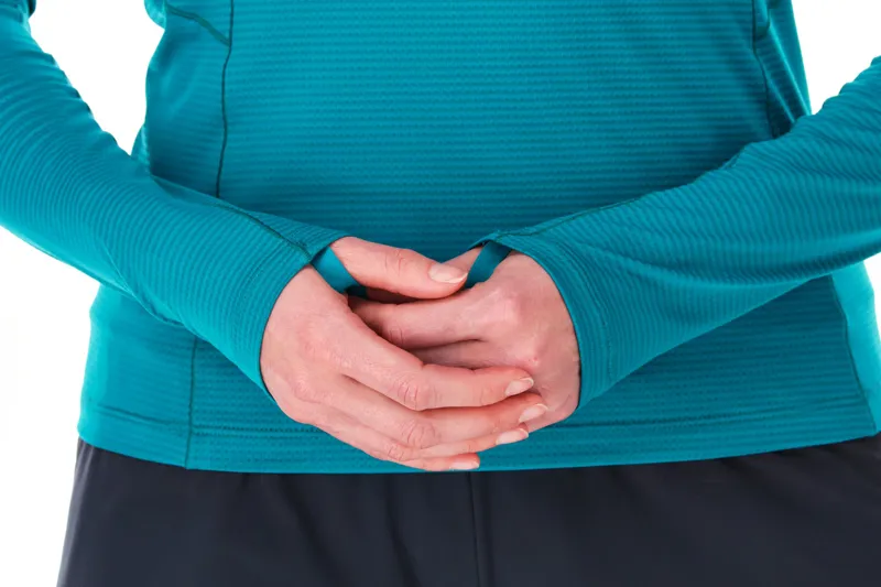 Rab Womens Sonic Long Sleeved Zip-T - Ultramarine-6