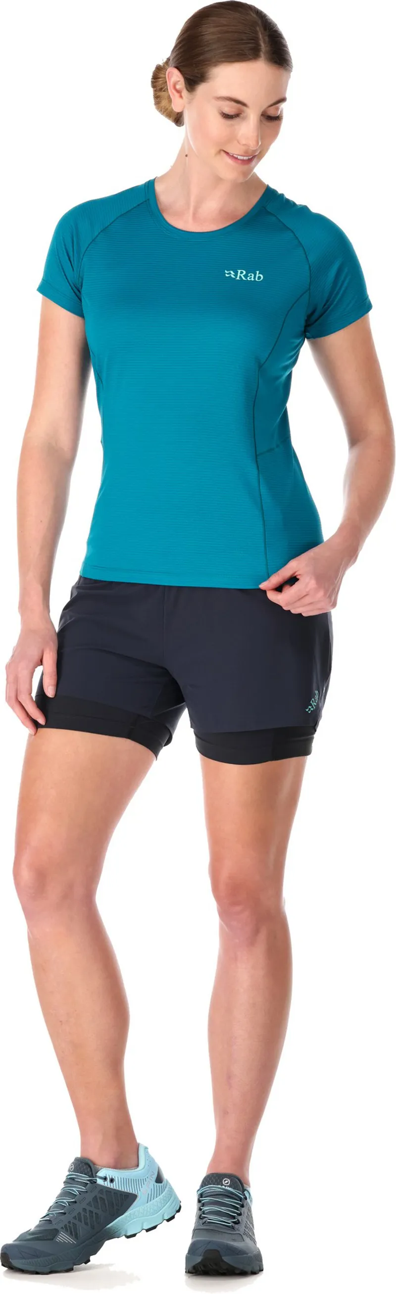 Rab Womens Sonic Short Sleeved Tee - Ultramarine-4