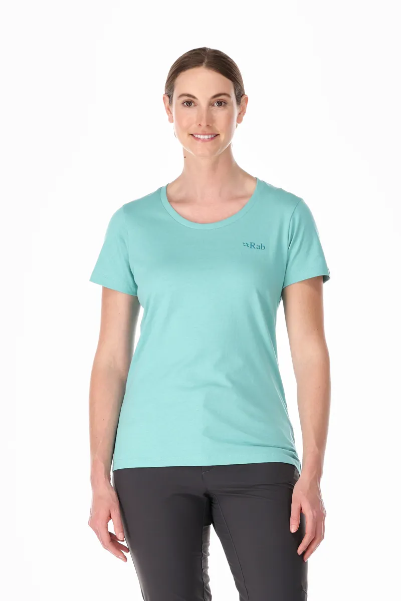 Rab Womens Stance Mountain Peak Tee - Meltwater-2