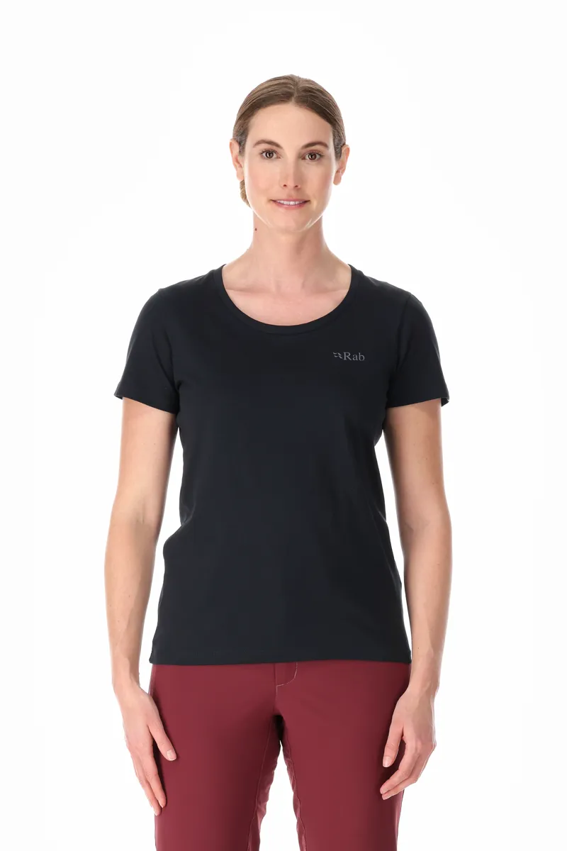 Rab Womens Stance Mountain Peak Tee - Beluga-2