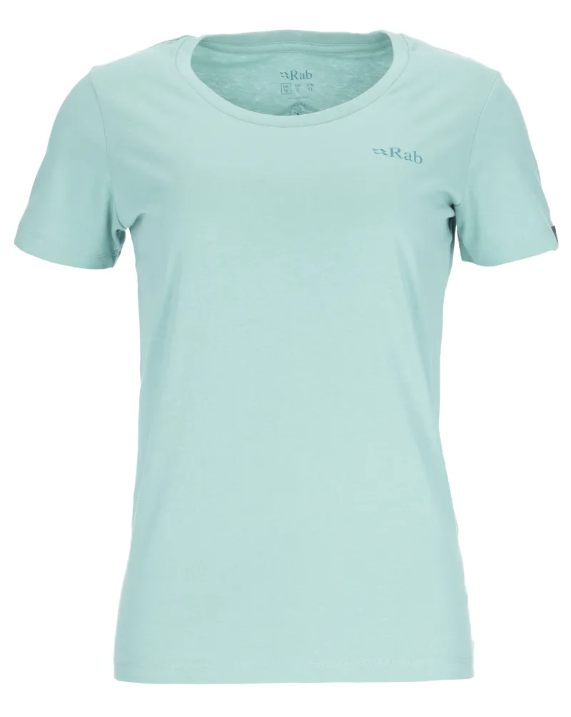 Rab Womens Stance Mountain Peak Tee - Meltwater