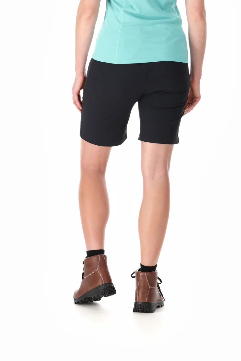 Rab Womens Torque Mountain Shorts - Beluga-Black-2