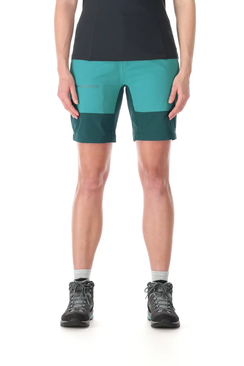 Rab Womens Torque Mountain Shorts - Storm Green-Saga Green-4
