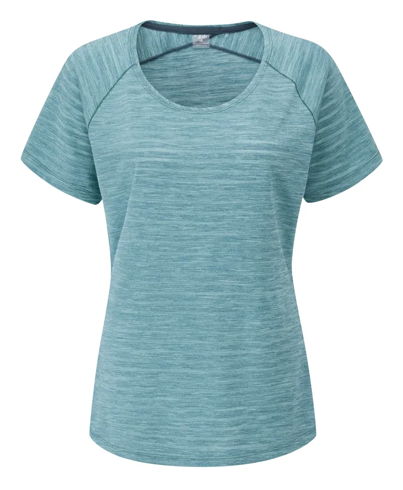 Rab Womens Wisp Tee - Meltwater Marl