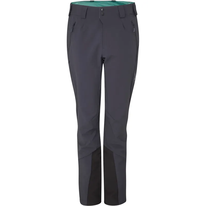 Rab Womens Ascendor AS Climbing Trousers - Ebony-Eucalyptus