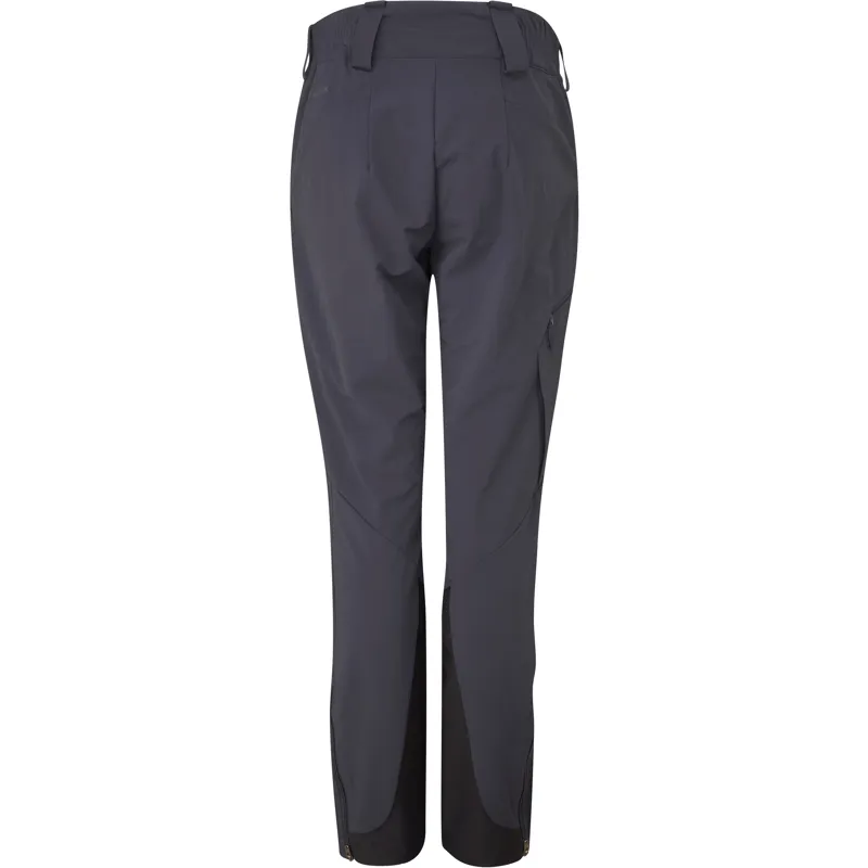 Rab Womens Ascendor AS Climbing Trousers - Ebony-Eucalyptus-1