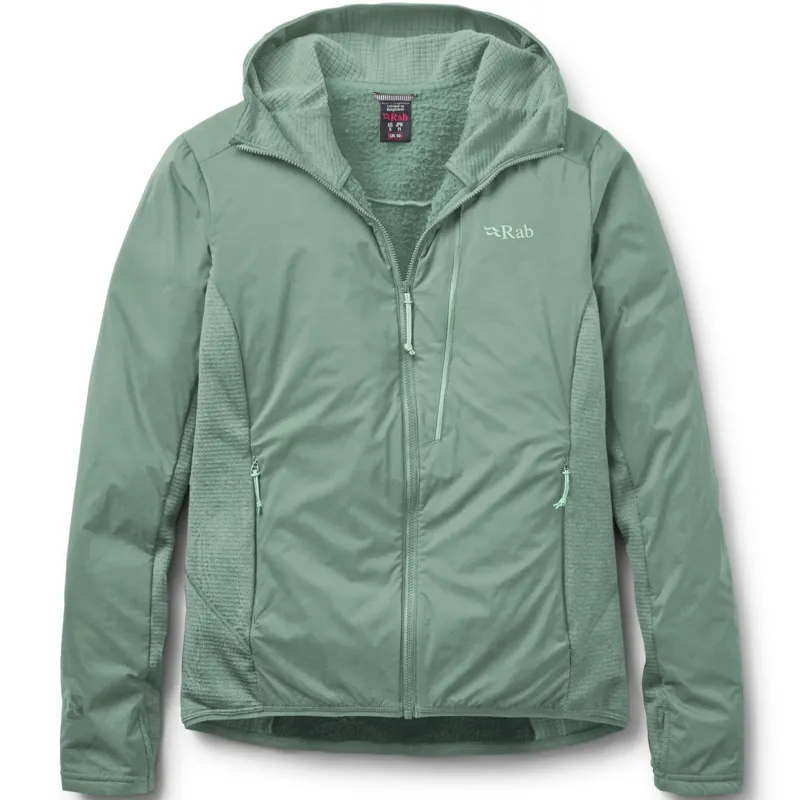 Rab Womens Ascendor Summit Hoody - Dark Fig Green