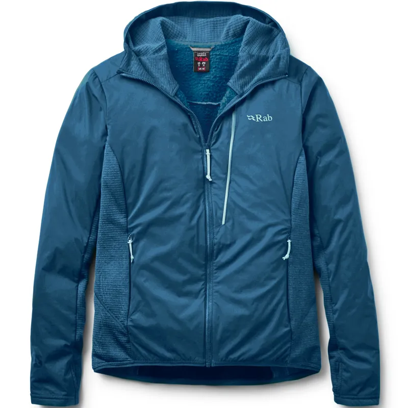 Rab Womens Ascendor Summit Hoody - Tempest Blue